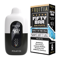 Polar Ice Fruitia x Fifty Bar 20K - Black Coral