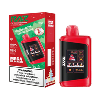 Raz LTX 25K Peppermint Candy Cane (Christmas Edition) Disposable Vape - Black Coral