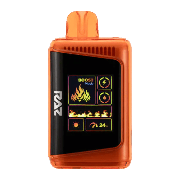 Raz LTX 25K Strawberry Orange Tang Disposable Vape - Black Coral