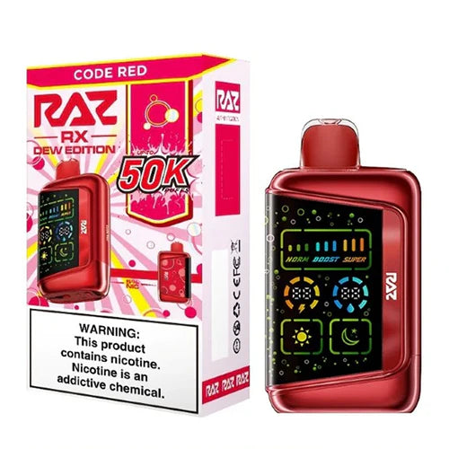 Cold Red Disposable Vape - RAZ RX 50K | Online Vape Shop - Online Vape Shop 