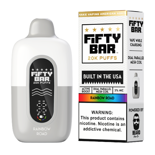 Rainbow Road Fifty Bar 20K - Black Coral