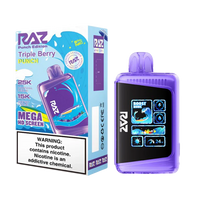 Raz LTX 25K (Punch Edition) Triple Berry Punch Disposable Vape - Black Coral