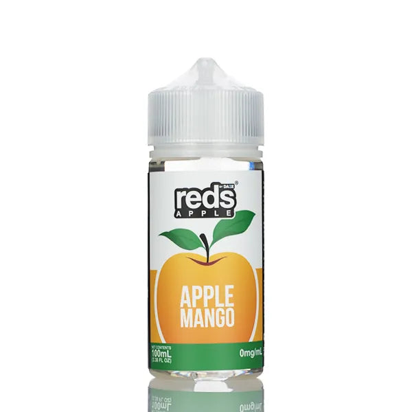 7 Daze Reds Apple - No Nicotine Vape Juice - 100ml - Black Coral