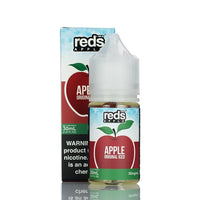 7 Daze Salt Series - Reds Apple Original ICED - 30ml - Black Coral
