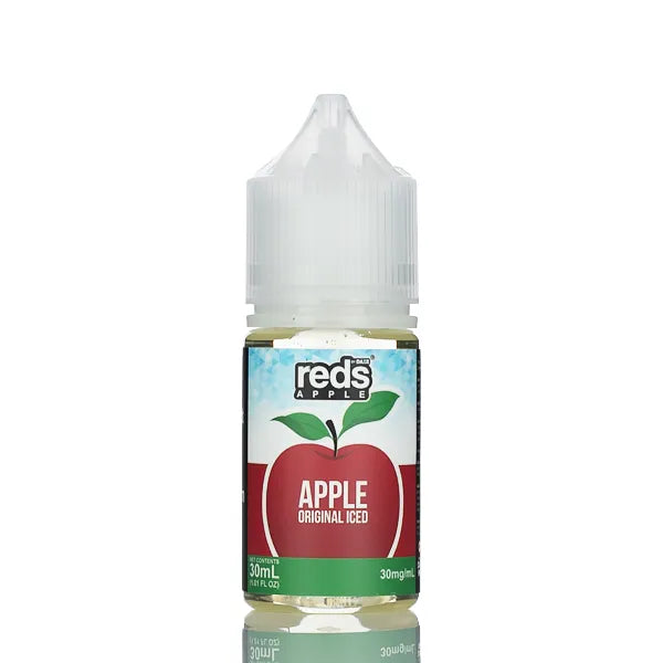 7 Daze Salt Series - Reds Apple Original ICED - 30ml - Black Coral