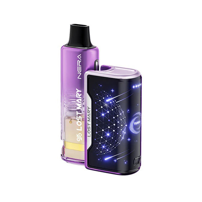 Lost Mary Nera Fullview 70K Kit Rocket Freeze Disposable Vape - Black Coral