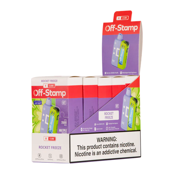 Rocket Freeze Off Stamp X Cube 25K Kit - Black Coral