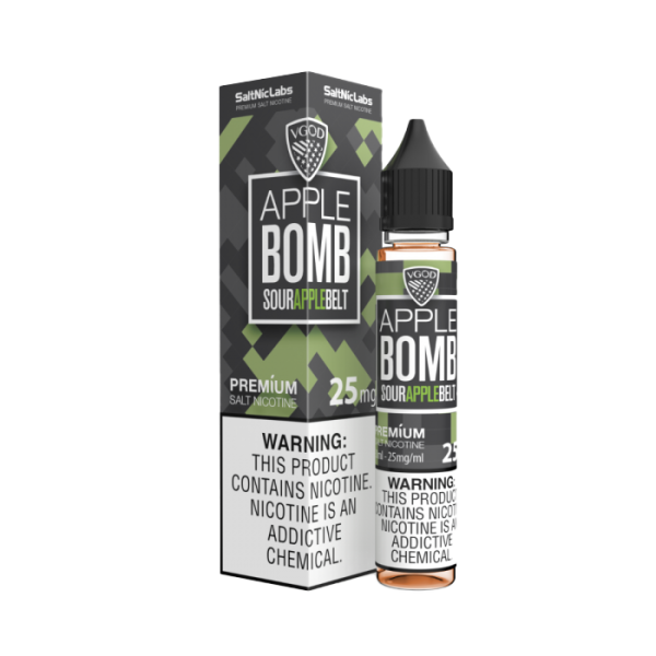 VGOD SaltNic Labs E-Liquid 25mg Apple Bomb - Black Coral