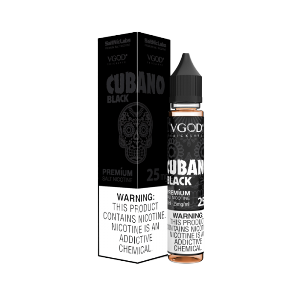 VGOD SaltNic Labs E-Liquid 25mg Cubano Black - Black Coral