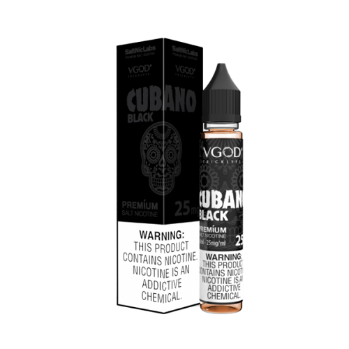 VGOD SaltNic Labs E-Liquid 25mg - Cubano Black