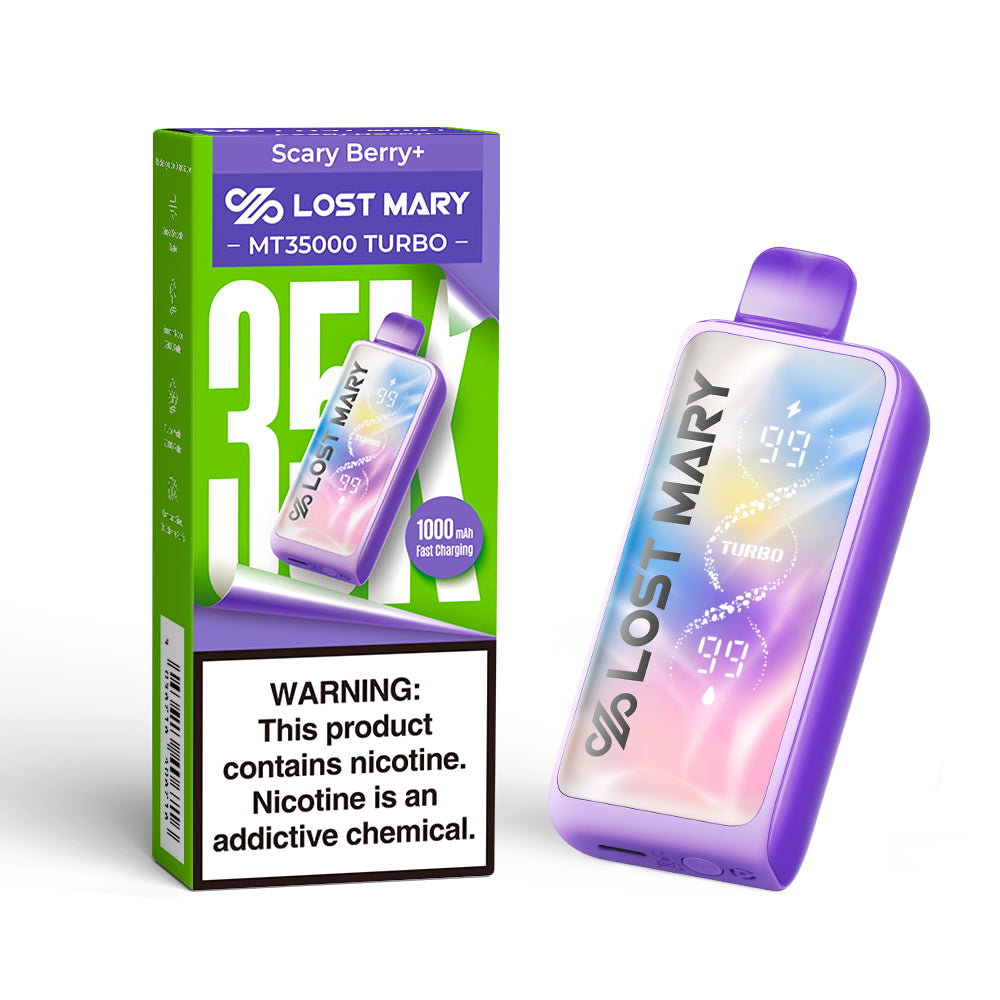 Scary Berry+ Lost Mary MT35000 Turbo - Black Coral