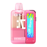 Off Stamp Crystal Cube 35K Kit Scary Berry Disposable Vape - Black Coral 