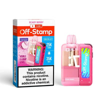 Off Stamp Crystal Cube 35K Kit Scary Berry Disposable Vape - Black Coral 