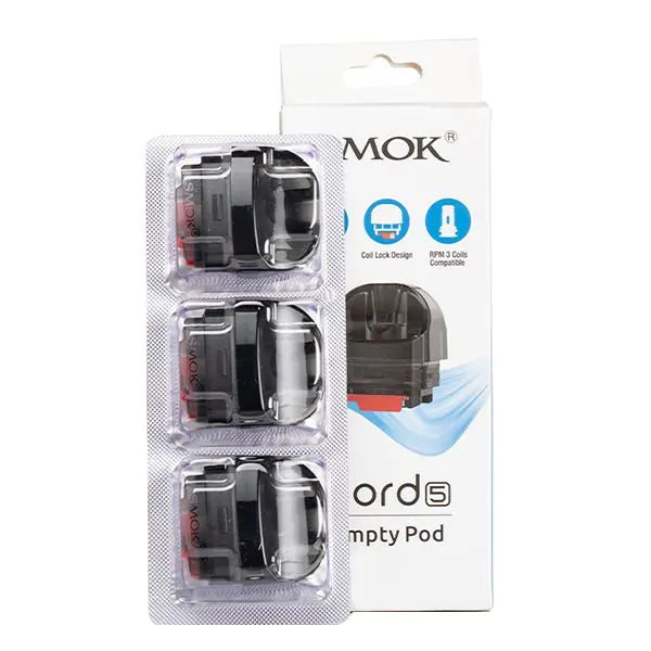 Smok Nord 5 Empty Replacement Pod Smok Tech packaging 