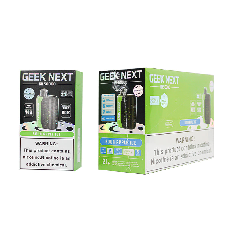 Sour Apple Ice Geek Next X 50000 - Black Coral