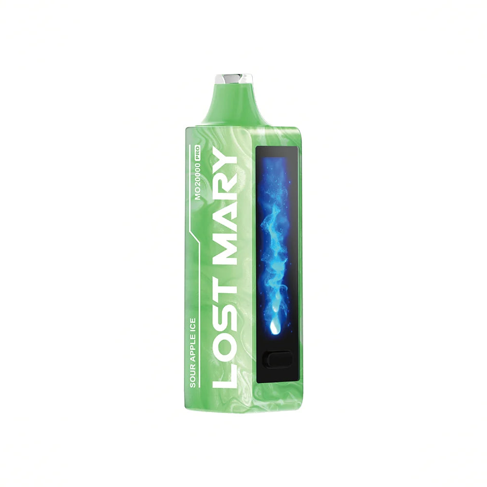 Check the Lost Mary MO20000 Pro-Sour Apple Ice Disposable Vape