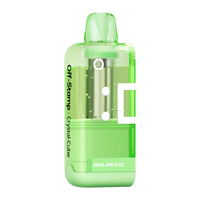Off-Stamp X-Cube Crystal 35K Pod Sour Apple Ice Disposable Vape - Black Coral