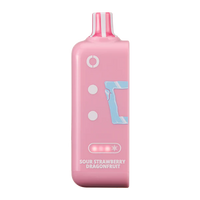 Off Stamp Cube 25K Pod Sour Strawberry Dragonfruit Disposable Vape - Black Coral