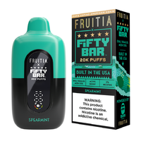 Spearmint Fruitia x Fifty Bar 20K - Black Coral