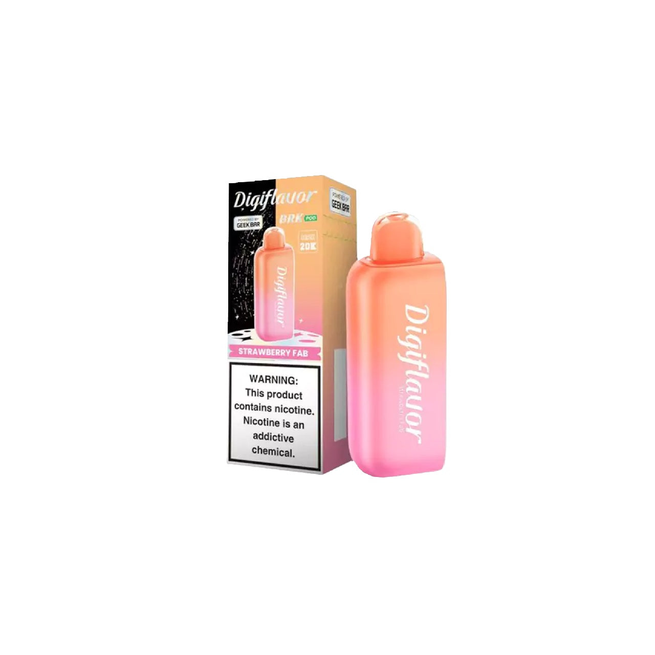 Strawberry Fab Digiflavor BRK 20K Pod