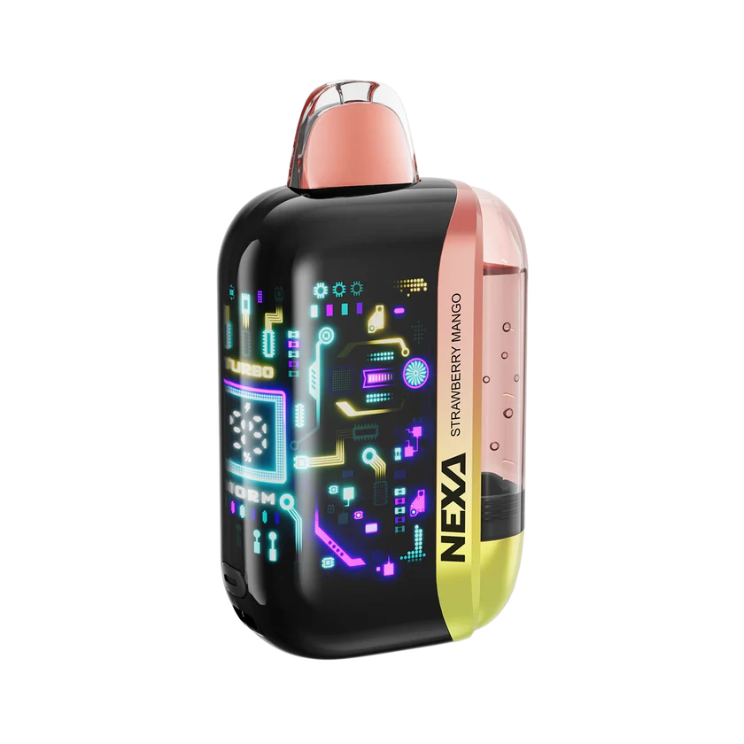 Nexa Ultra II 50K Strawberry Mango Disposable Vape - Black Coral