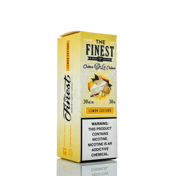 The Finest E-Liquid - Salt Nic Series - Creme De La Creme - Lemon Custard - 30ml - Black Coral