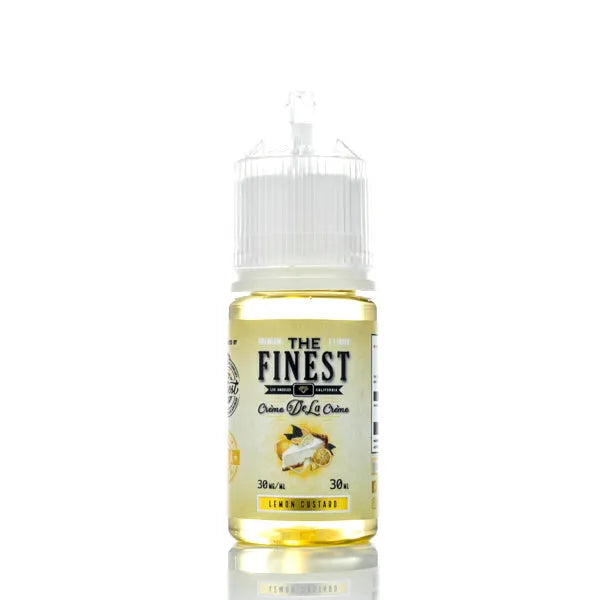 The Finest E-Liquid - Salt Nic Series - Creme De La Creme - Lemon Custard - 30ml - Black Coral