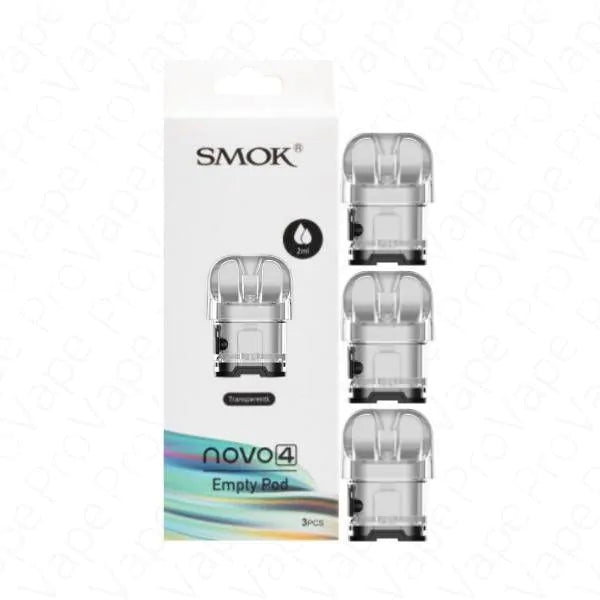 Transparent Smok Novo 4 Empty Replacement Pod