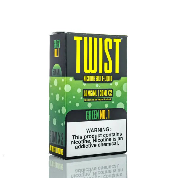 TWIST Salt E Liquid - Green No.1 - 60ml - Black Coral