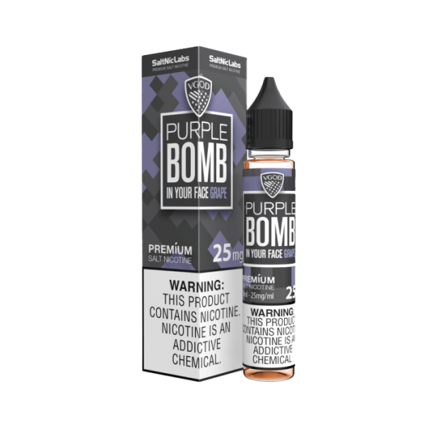 VGOD SaltNic Labs E-Liquid 25mg Purpel Bomb - Black Coral