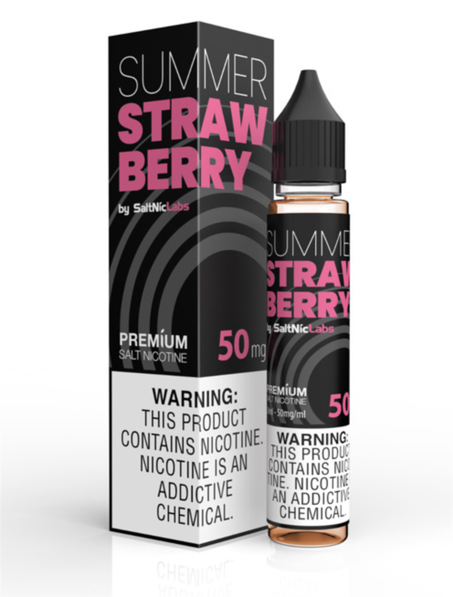 VGOD SaltNic Labs E-Liquid 50mg Summer Strawberry - Black Coral