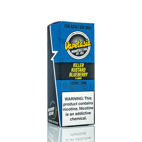 Vapetasia - Killer Kustard Blueberry - 100ml - Black Coral