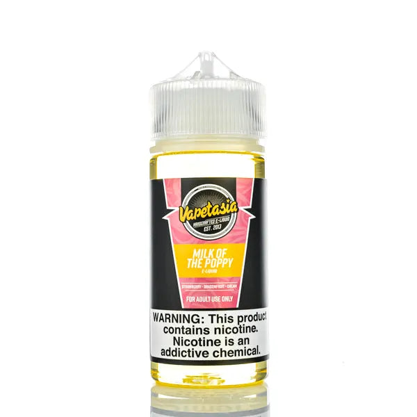 Vapetasia - Milk Of The Poppy - 100ml - Black Coral