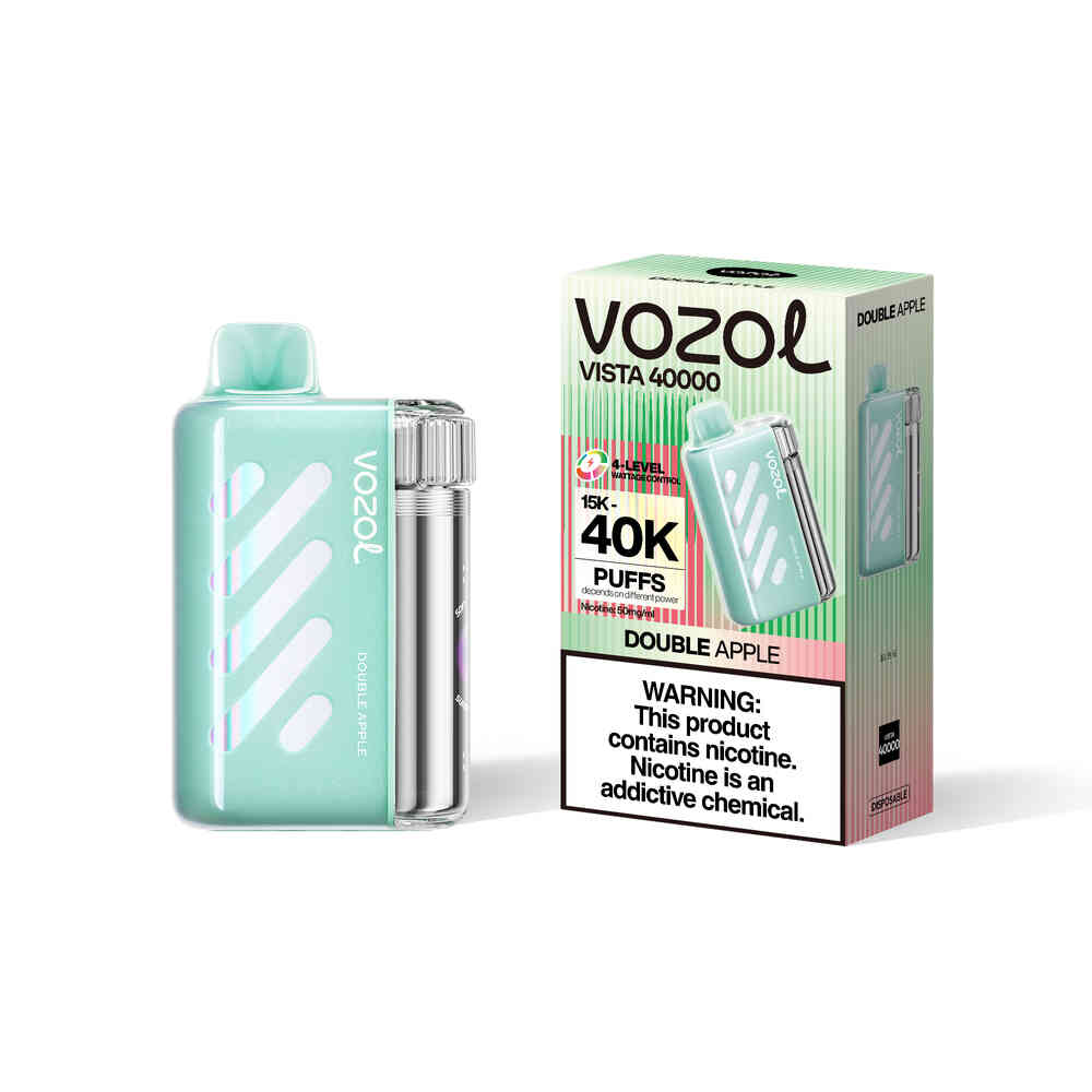 Double Apple Vozol Vista 40000 - Black Coral