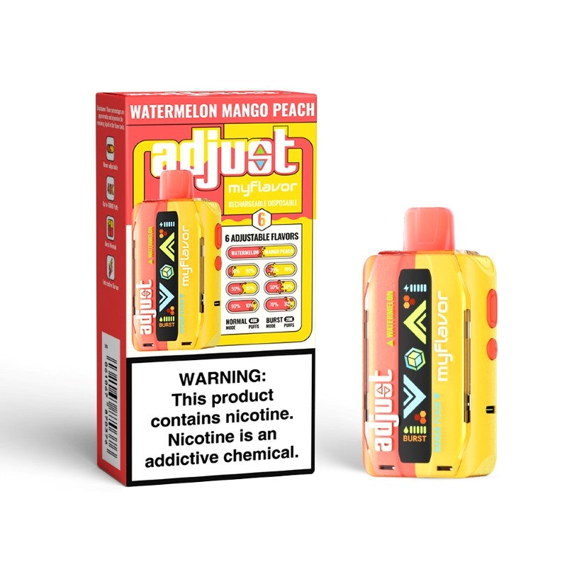 Watermelon Mango Peach Adjust MyFlavor 40K - Black Coral