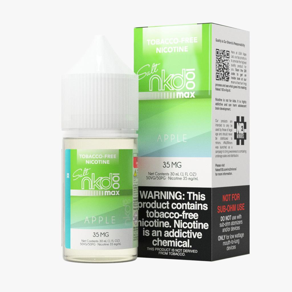 Apple Cooler by Naked 100 Menthol 60ml - Black Coral