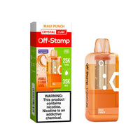Off-Stamp X-Cube Crystal 35K Pod Maui Punch Disposable Vape - Black Coral