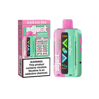 Black Razz Baja Adjust Myflavor 40k Disposable Vape Packaging 