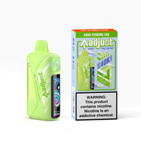 Sour Fcuking Fab Adjust MyRusher 40K Disposable Vape Packaging 