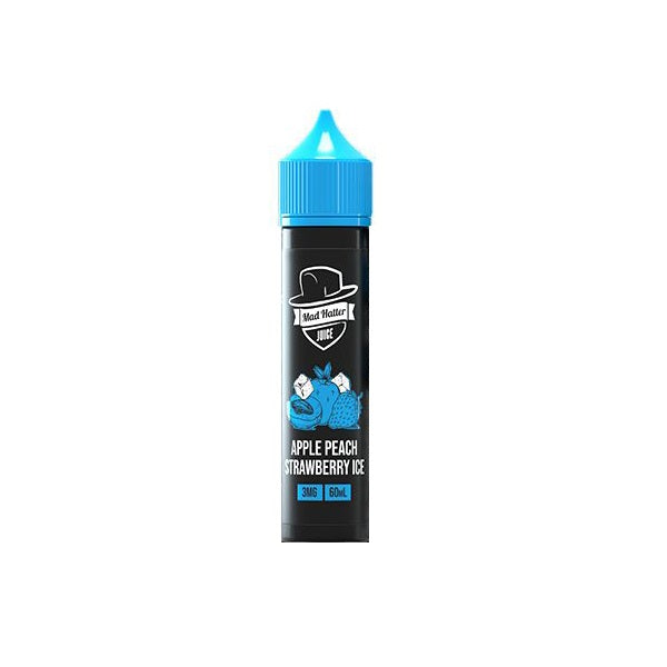 Apple Peach Strawberry Ice by Mad Hatter 60mL - Black Coral
