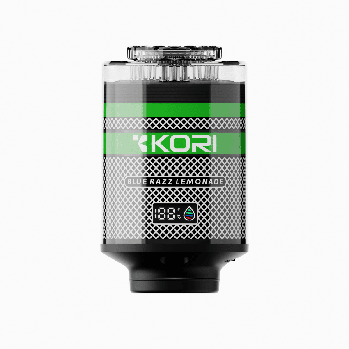 KORI E-Hookah Head 100K 2-in-1 Disposable E-Hookah - Black Coral