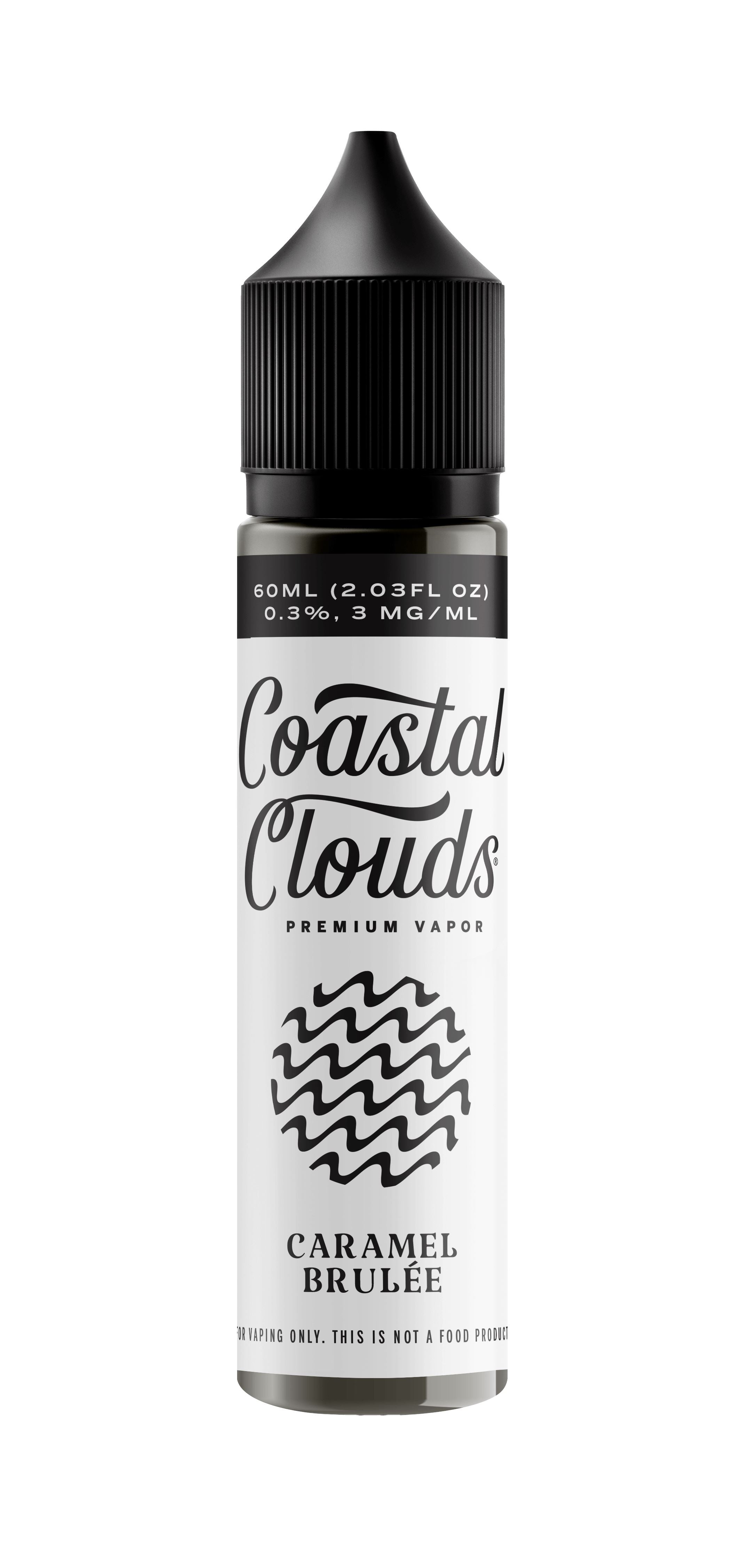 Caramel Brulee by Coastal Clouds TFN 60ml - Black Coral