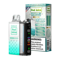 Clear Emerald Oxbar Magic Maze 2.0 Pod Juice 30K - Black Coral