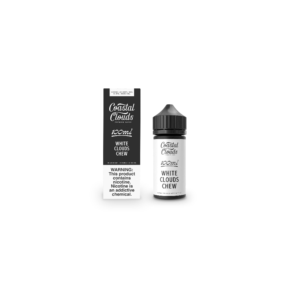 White Clouds Chew Coastal Clouds 100ml E-Liquid Packaging