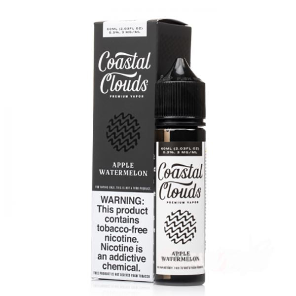 Apple Watermelon Coastal Clouds 60ml E-Liquid Packaging