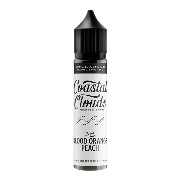 Iced Blood Orange Peach E-Liquid - Coastal Clouds 60ml