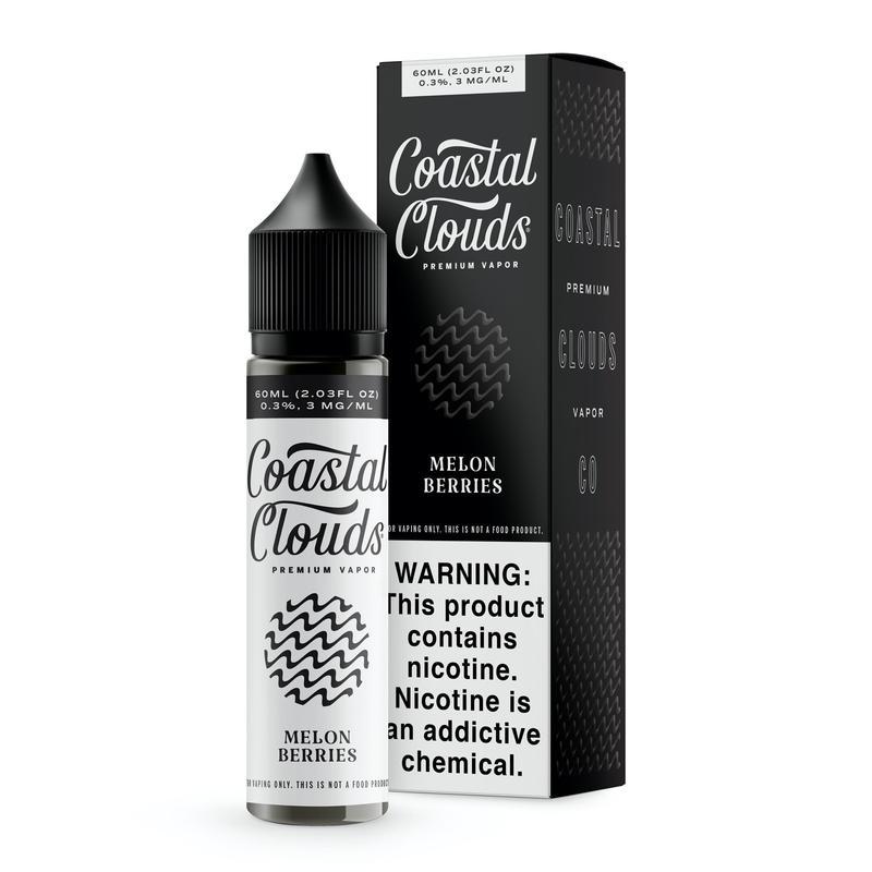 Melon Berries Coastal Clouds 60ml E-Liquid Packaging