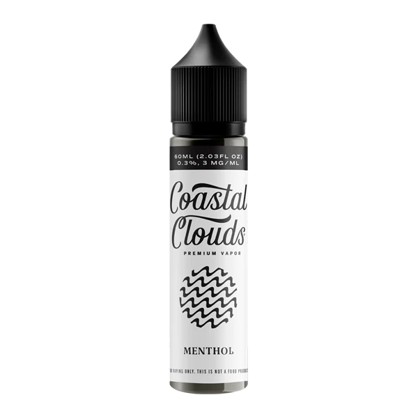 Menthol E-Liquid - Coastal Clouds 60ml