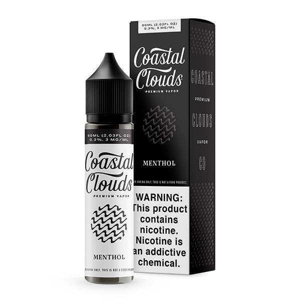 Menthol Coastal Clouds 60ml E-Liquid Packaging