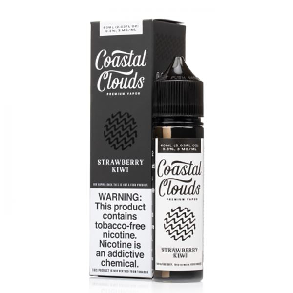 Strawberry Kiwi Coastal Clouds 60ml E-Liquid Packaging